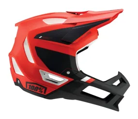 100% Trajecta Helmet - With Fidlock - Fluo Red - 2022