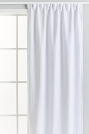 2-pack linen blackout curtain lengths - White - Home All | H&M GB