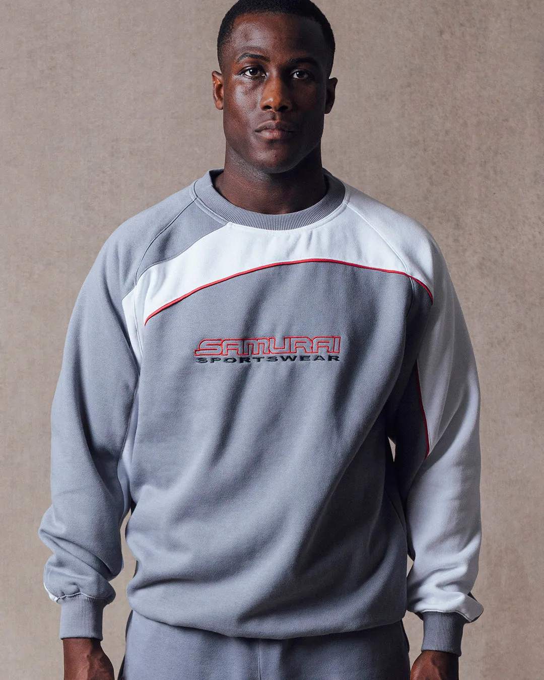 AC: 1-005 - Men's Monarch Sweater - Grey/White