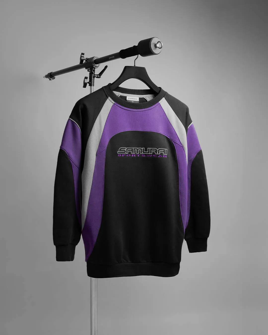 AC1:011 - Women's Edmonton Sweater - Purple/Black