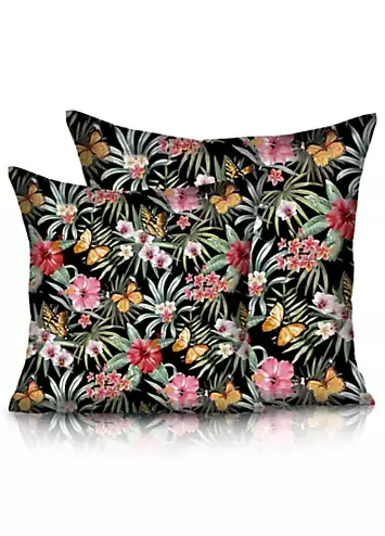 Alan Symonds Flutter Pair of Outdoor Cushions | Kaleidoscope