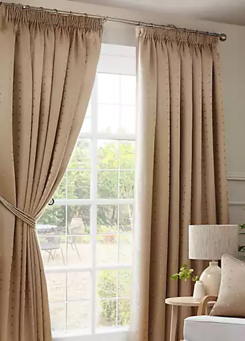 Alan Symonds Madison Lined Pair of Pencil Pleat Curtains | Kaleidoscope