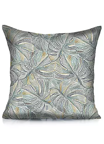 Alan Symonds Monstera Pair of Outdoor Cushions | Kaleidoscope