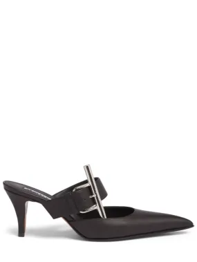 Alexander McQueen   70mm Leather mules 