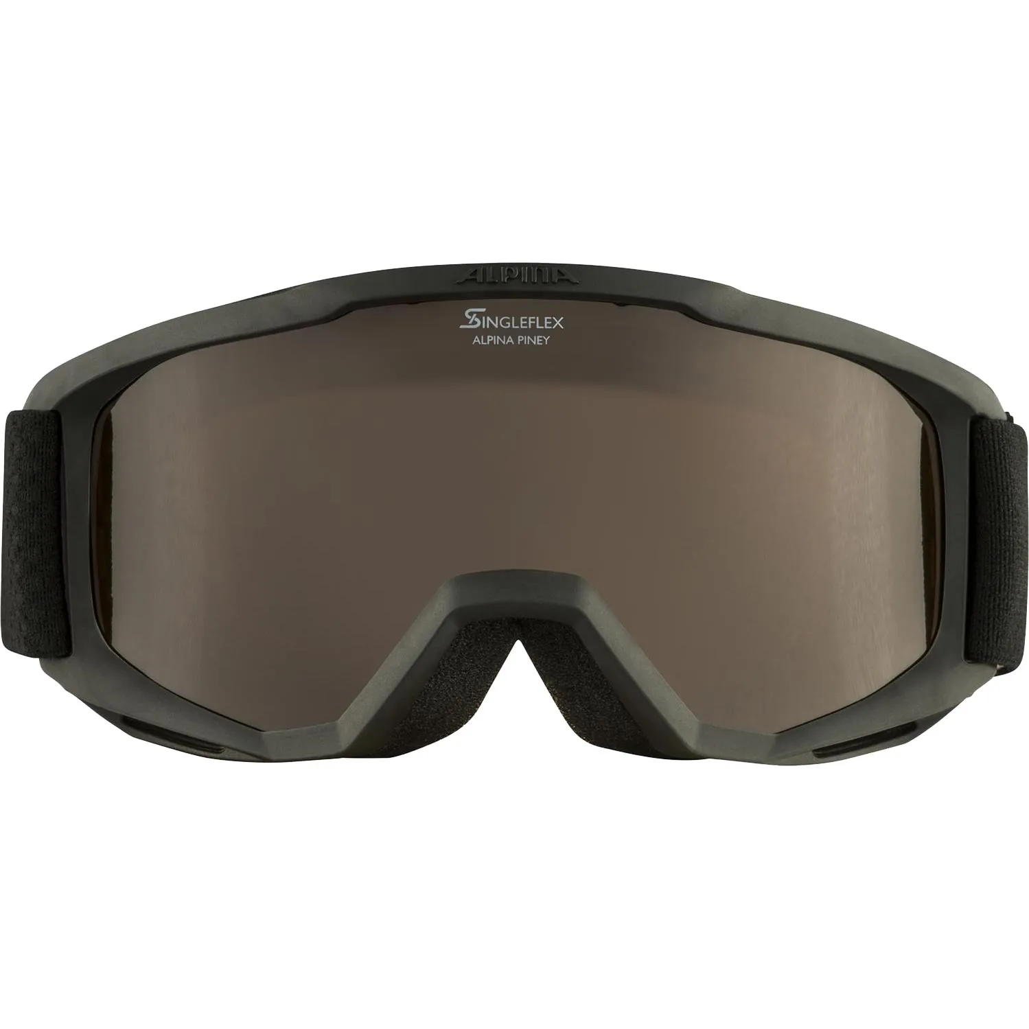 Alpina - Piney Ski Goggles Kids black rose matt