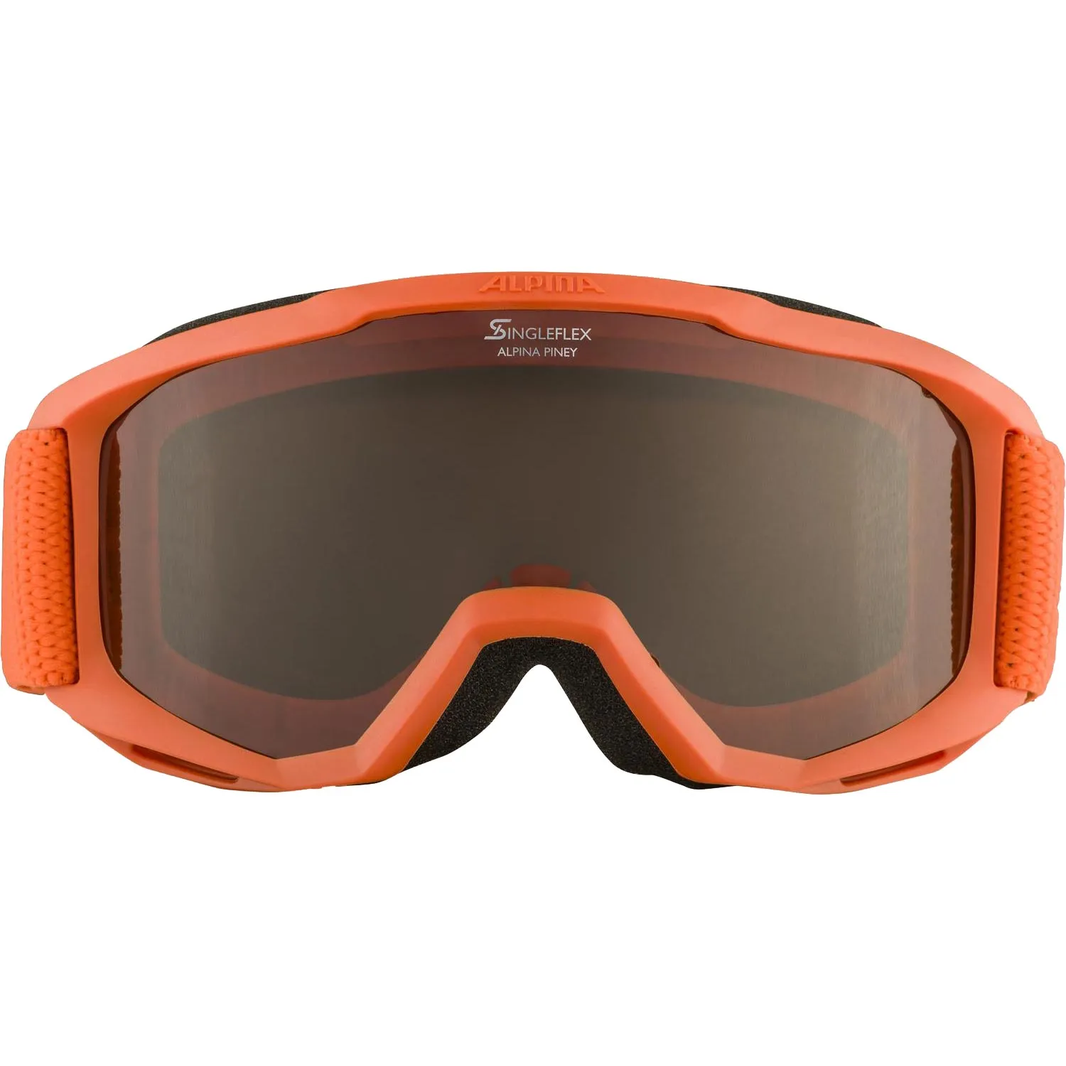 Alpina - Piney Ski Goggles Kids pumpkin orange matt