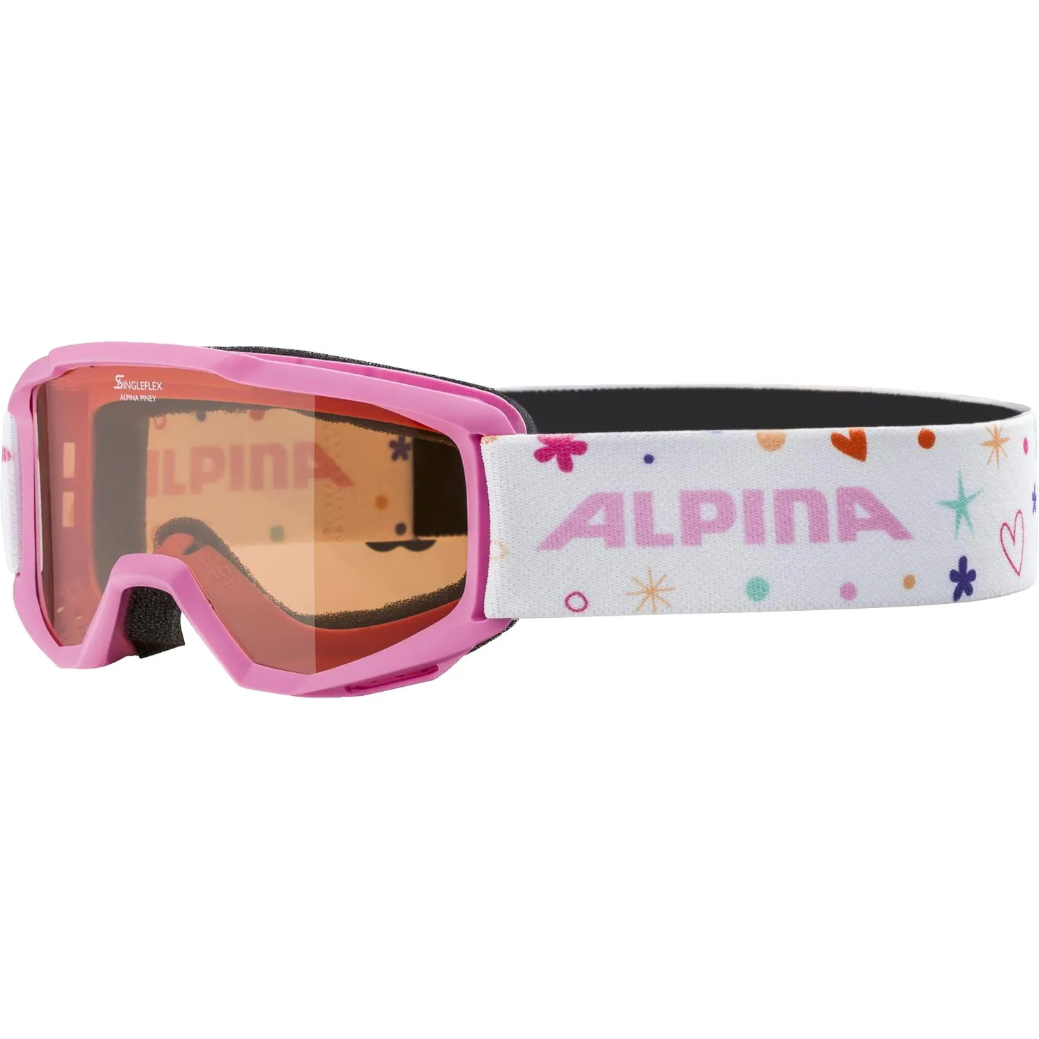 Alpina - Piney Ski Goggles Kids rose matt