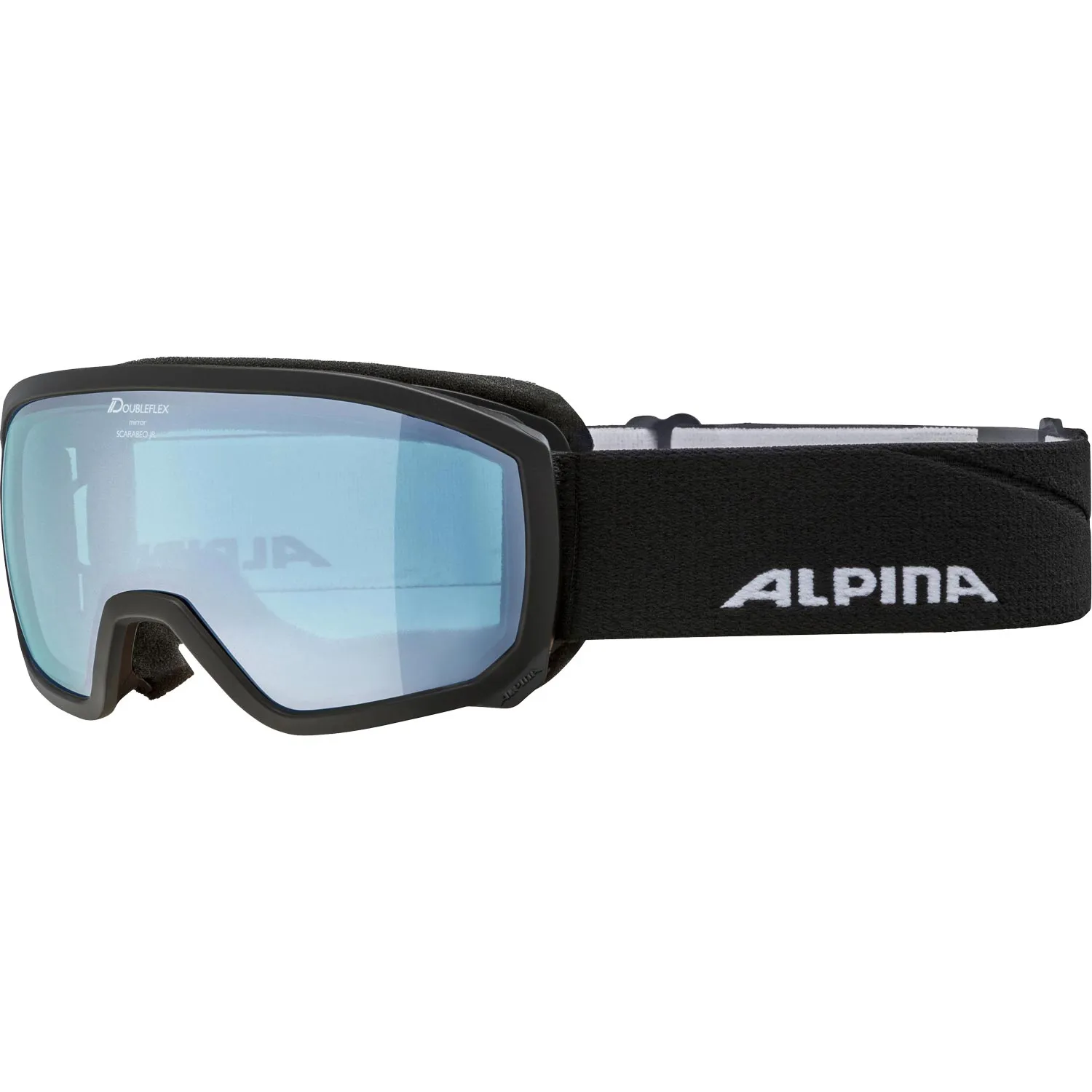 Alpina - Scarabeo Jr. Q-Lite Ski Goggles Kids black blue matt