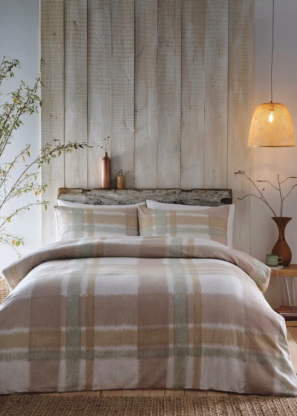 Appletree Hygge Verbier Natural Duvet Cover Set