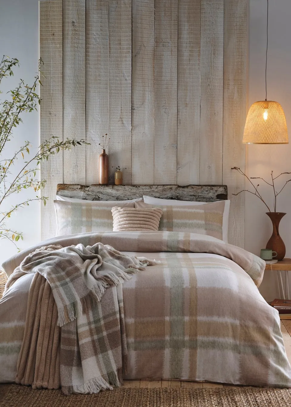 Appletree Hygge Verbier Natural Duvet Cover Set