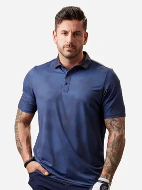     ASHER  Men's Dyed Peak Polo    