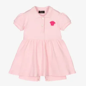 Baby Pink Medusa Polo Dress