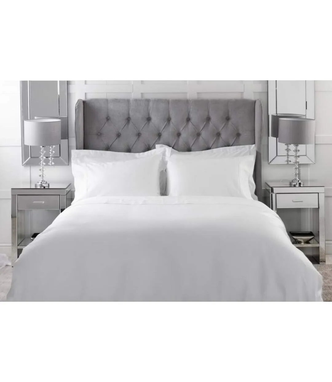 Bamboo duvet cover white Belledorm