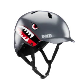 Bern Bandito EPS Helmet - Youth - Satin Gray Flying Tiger