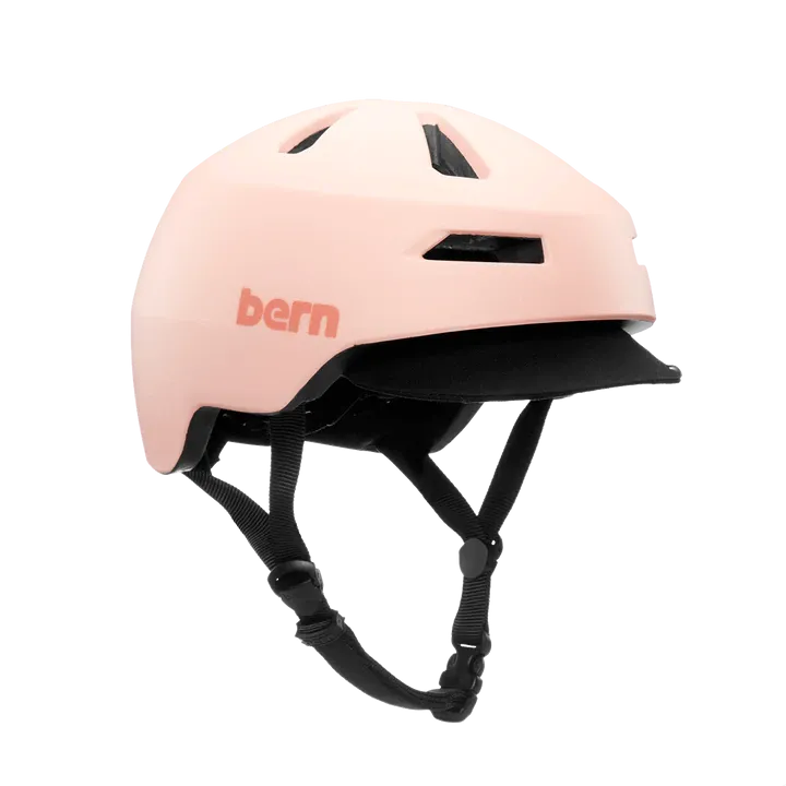 Bern Brentwood 2.0 Helmet with Visor - Matt Blush