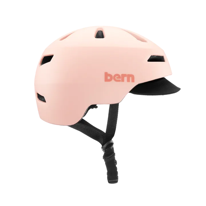 Bern Brentwood 2.0 Helmet with Visor - Matt Blush