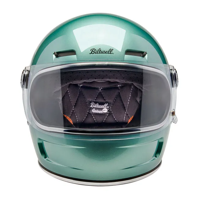 BILTWELL GRINGO SV HELMET METALLIC SEA FOAM