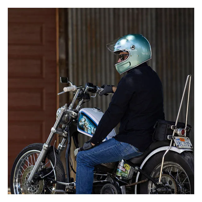 BILTWELL GRINGO SV HELMET METALLIC SEA FOAM