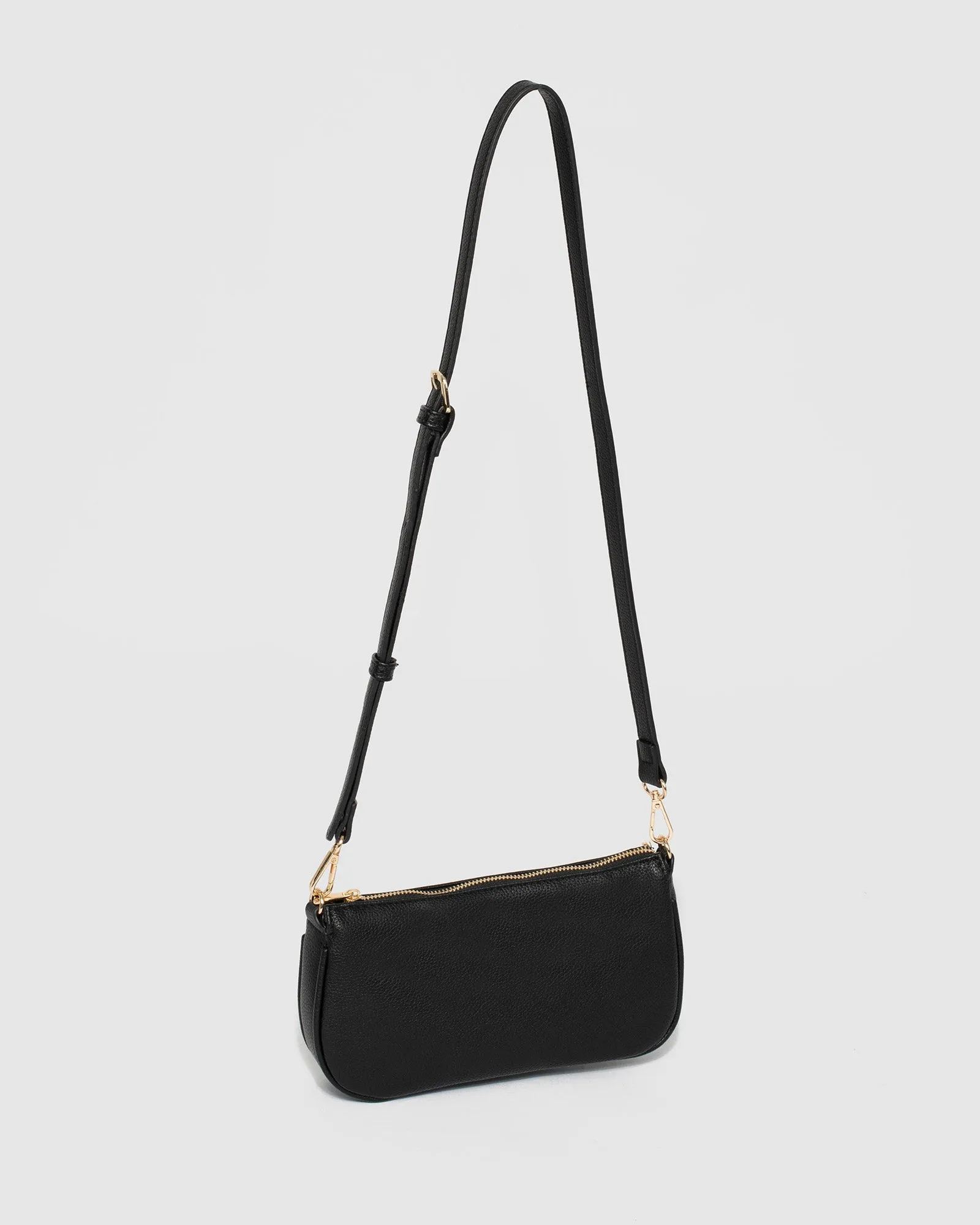 Black Vivian Chain Crossbody Bag