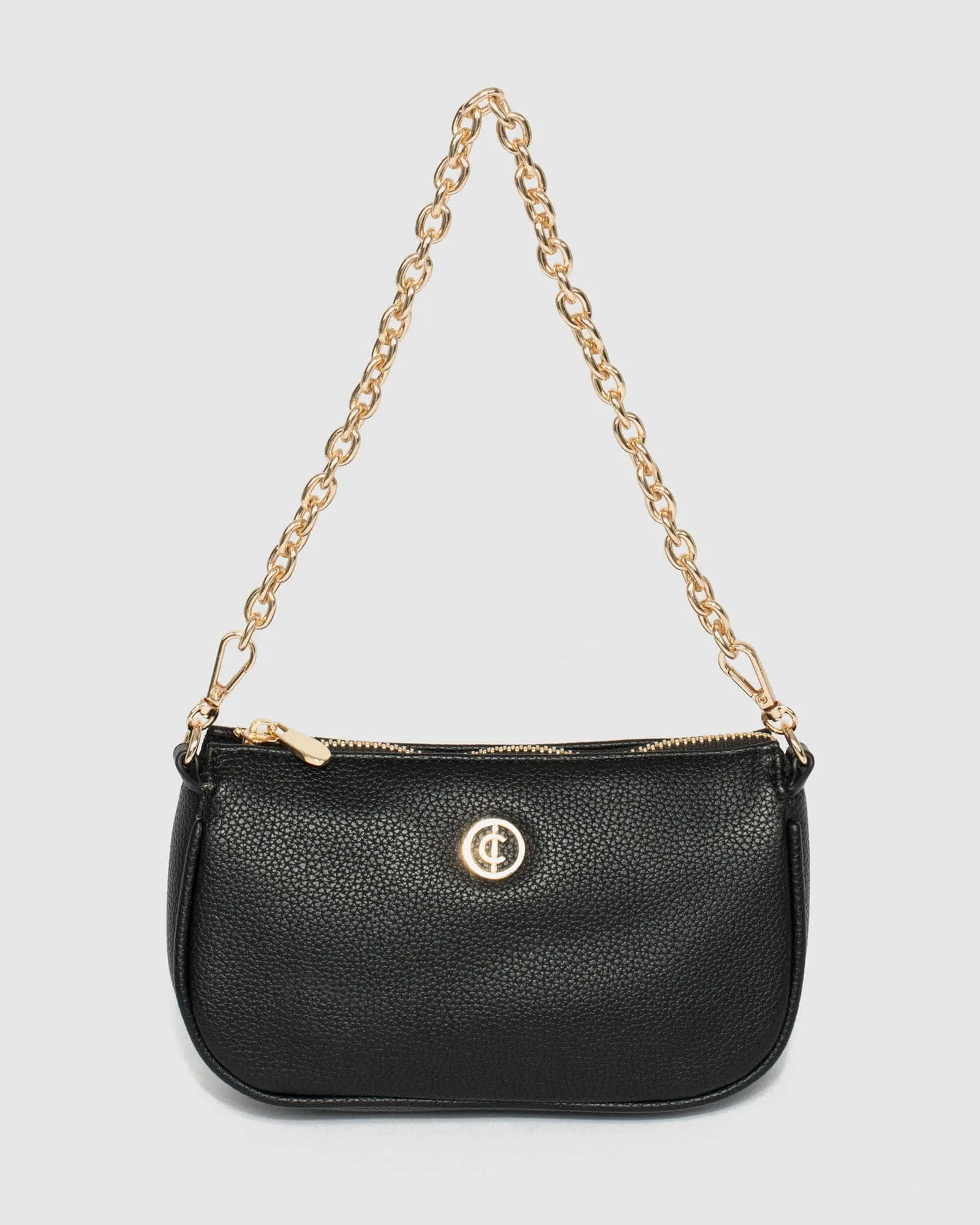 Black Vivian Chain Crossbody Bag