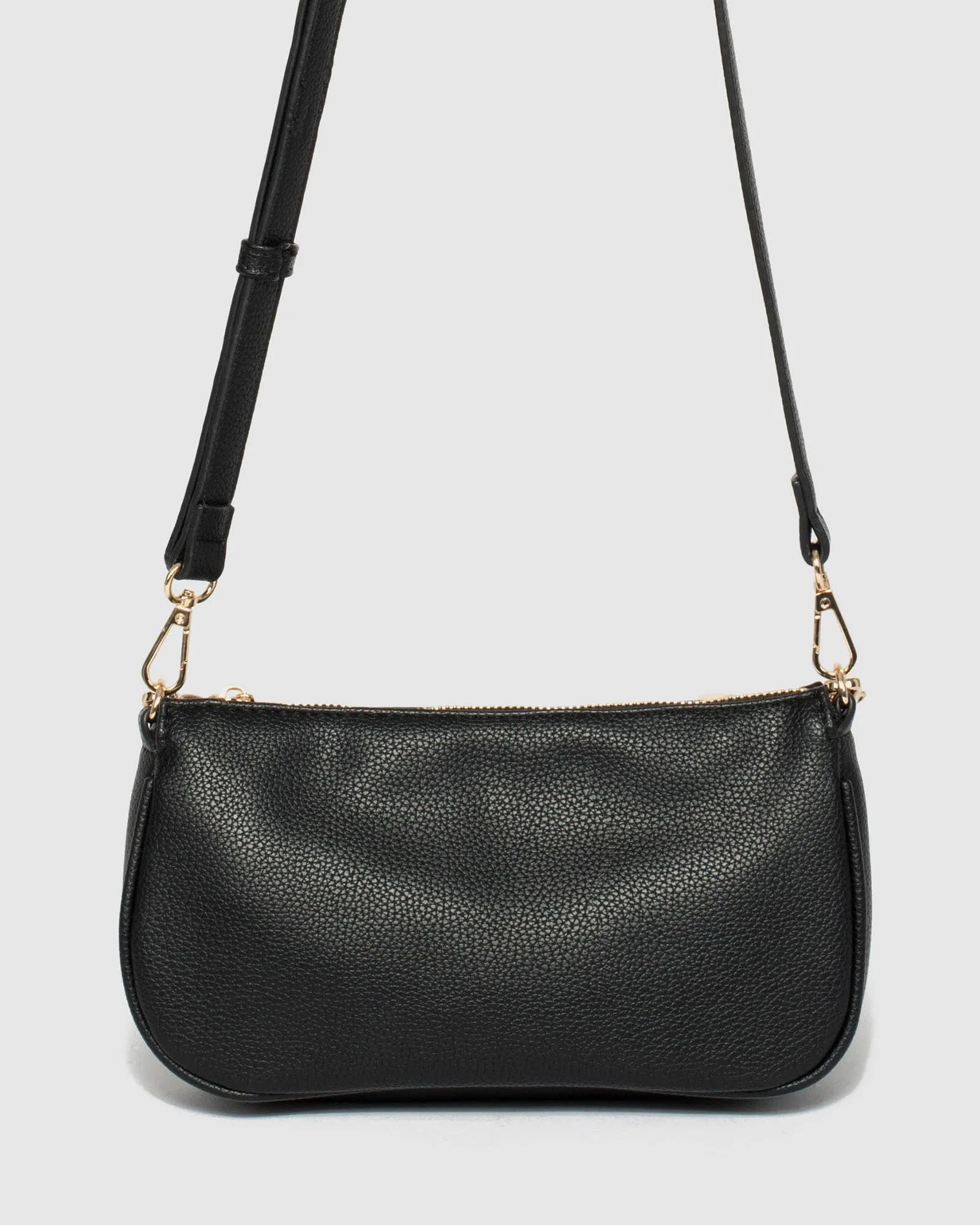 Black Vivian Chain Crossbody Bag