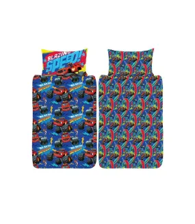 Blazing duvet cover set blue/red Blaze & The Monster Machines