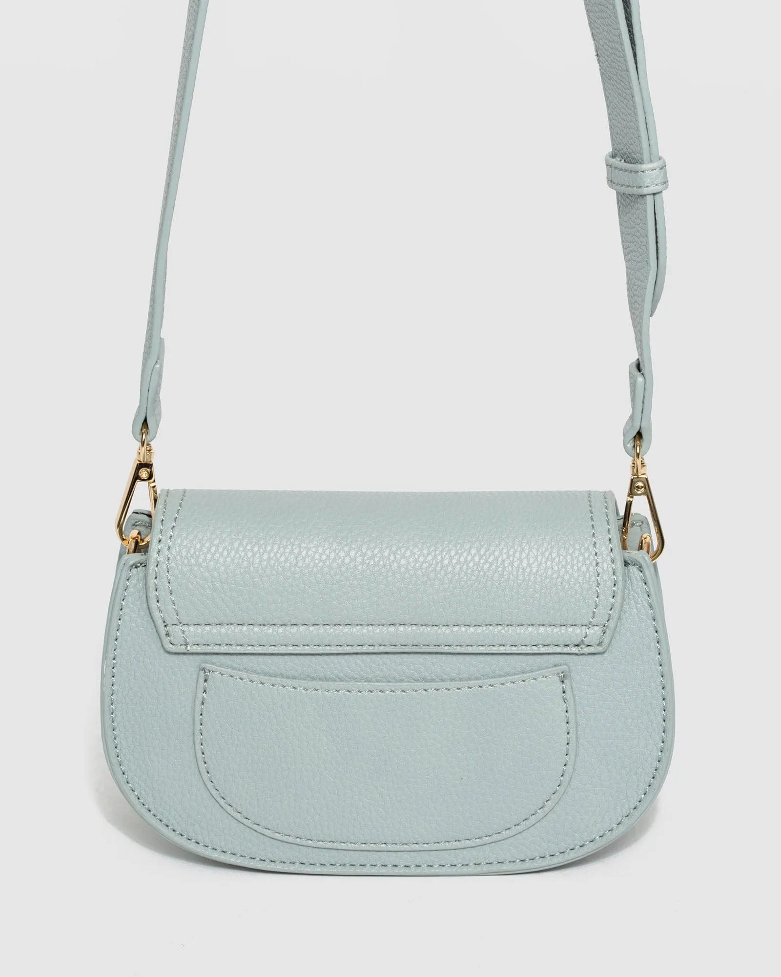 Blue Kalani Saddle Crossbody Bag