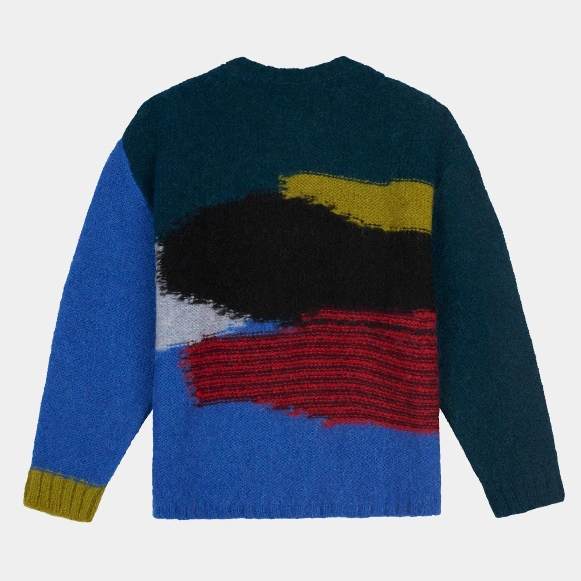 Brain Dead Boxy Knit Sweater - Blue