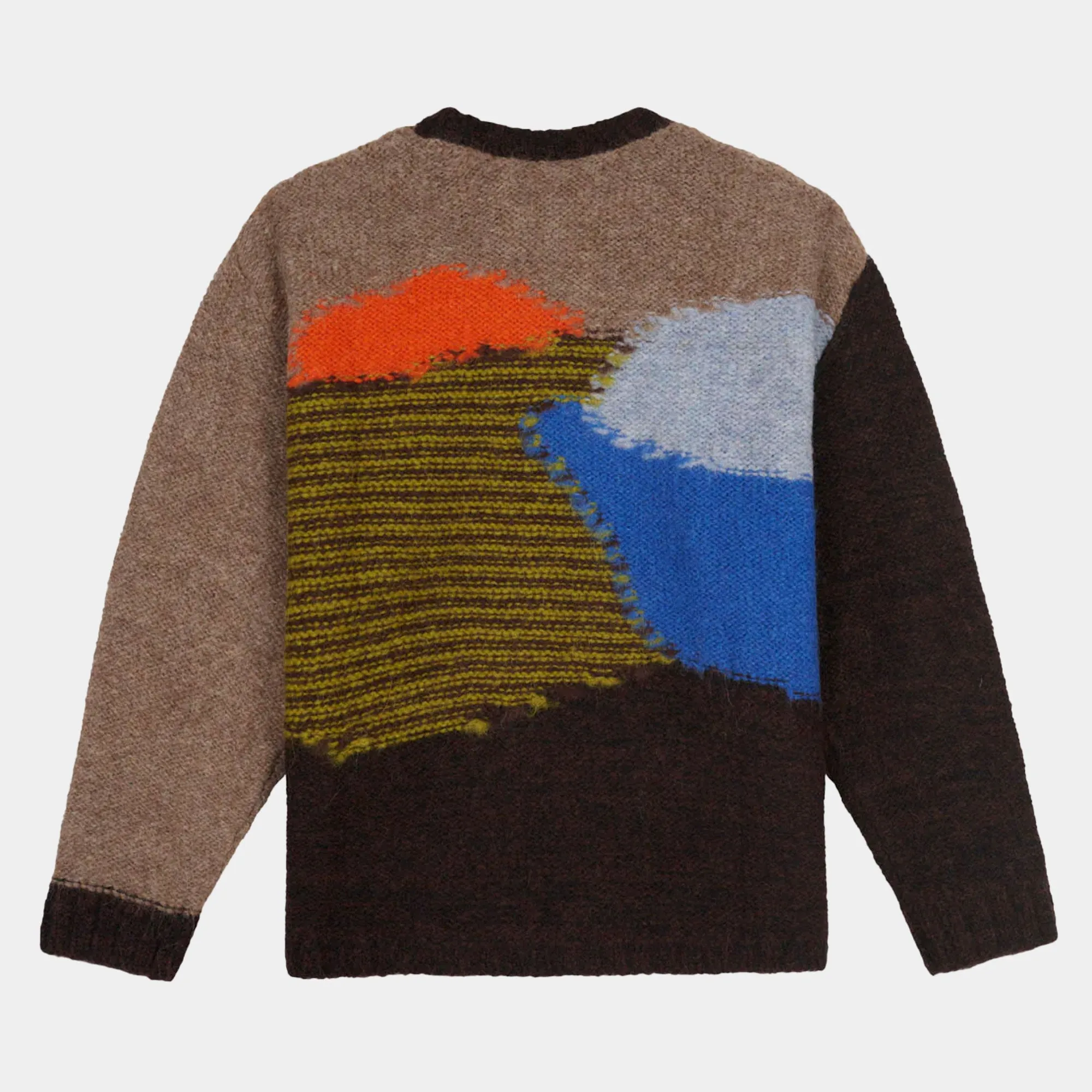 Brain Dead Boxy Knit Sweater - Brown