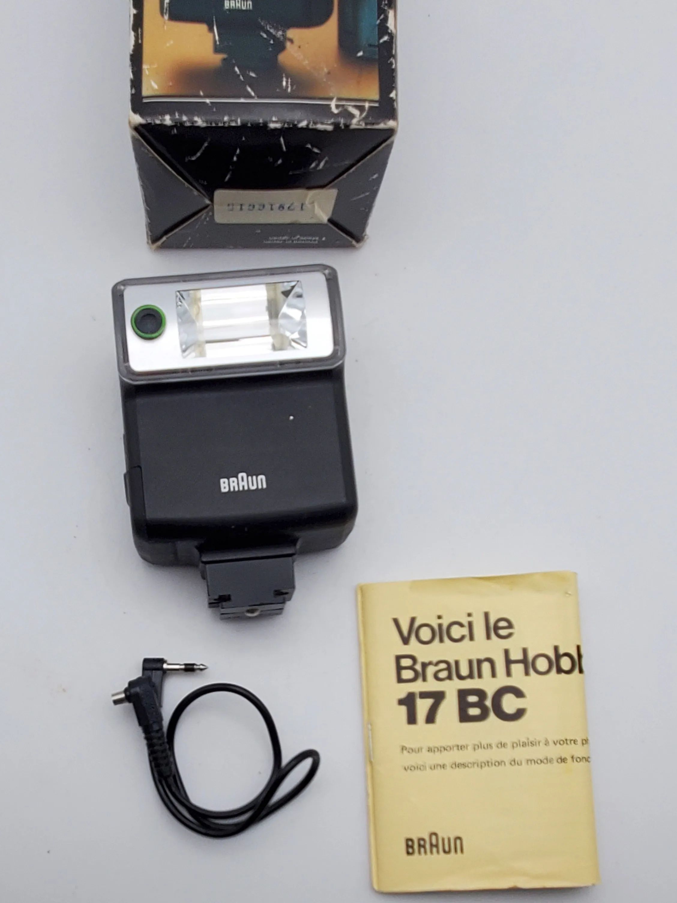 Braun Hobby Computer 17 BC Camera Flash with Box and Instructions