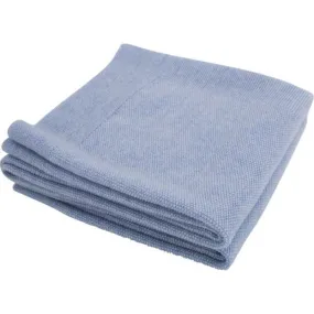 Calisson Little Royals Merino Wool Little Crown Blanket, Blue