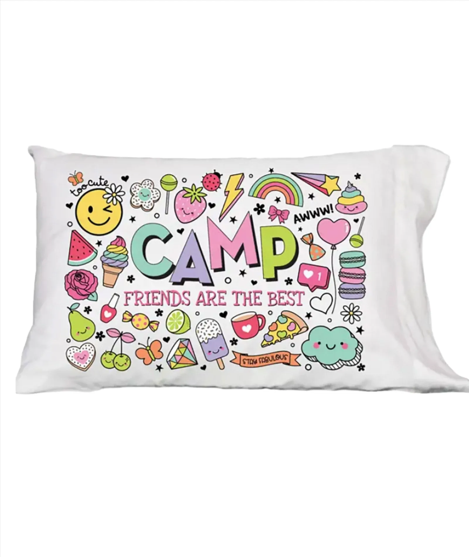 Camp Friends Pillowcase