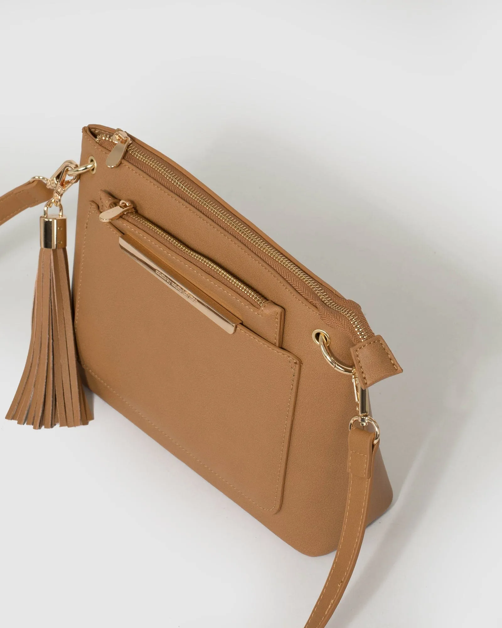 Caramel Sophia Crossbody Bag