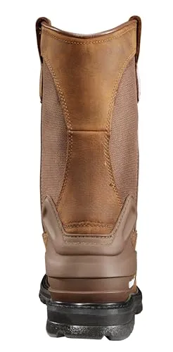 Carhartt CMP1100 Men's 11 Wellington Waterproof Soft Toe Pull-On Leather Work Boot CMP1100