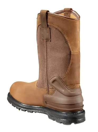 Carhartt CMP1100 Men's 11 Wellington Waterproof Soft Toe Pull-On Leather Work Boot CMP1100