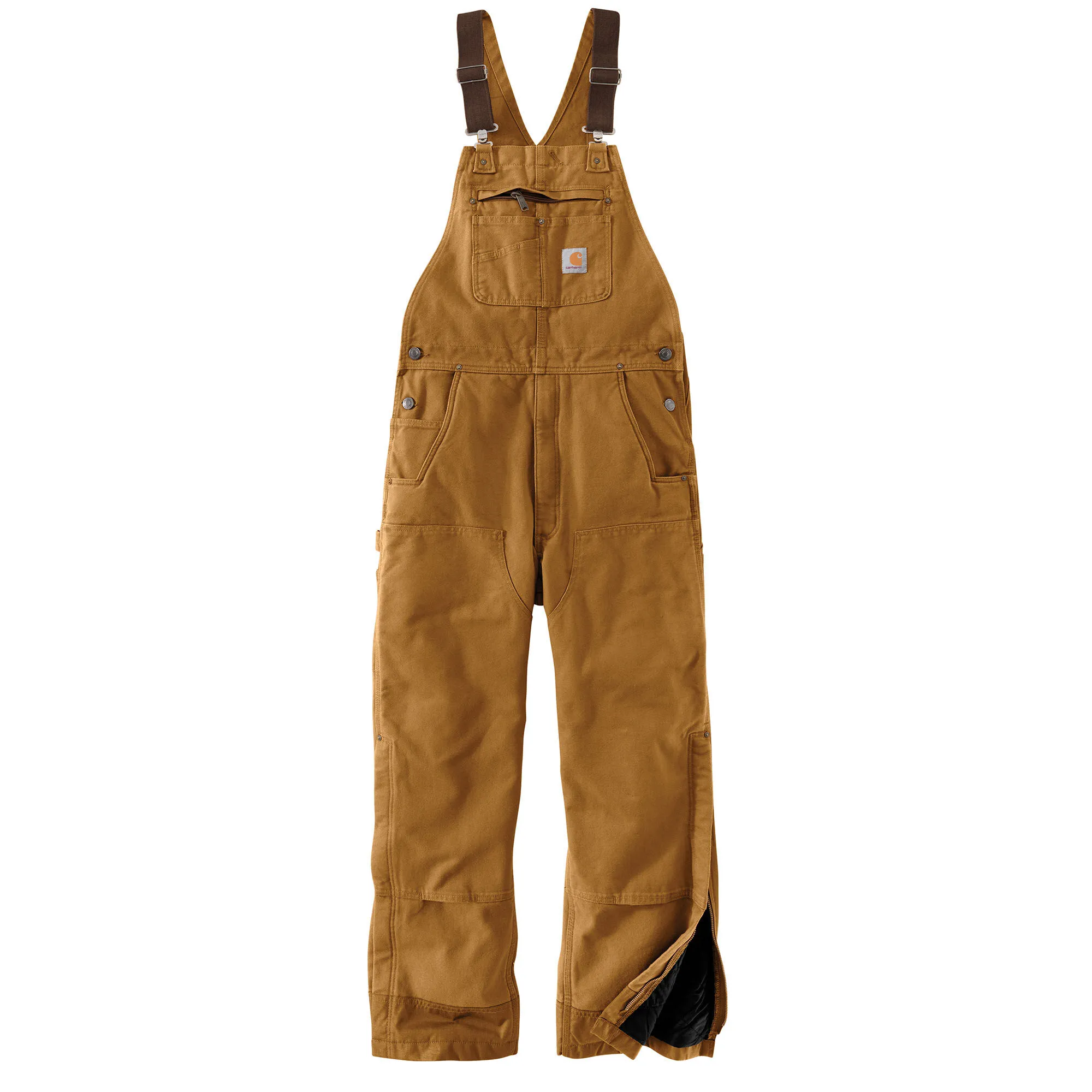 Carhartt Men's Quilt Duck Lined Bib Overall