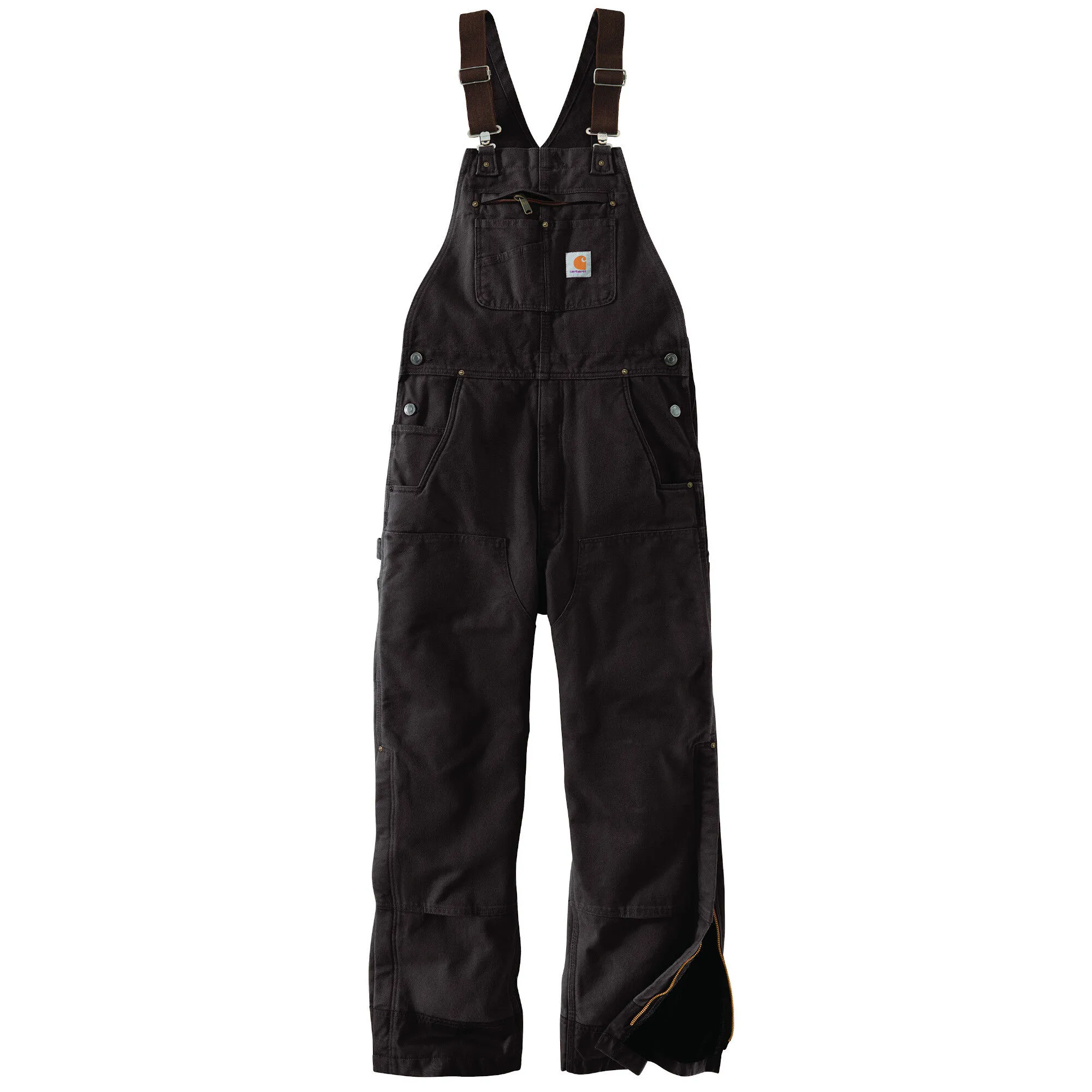 Carhartt Men's Quilt Duck Lined Bib Overall