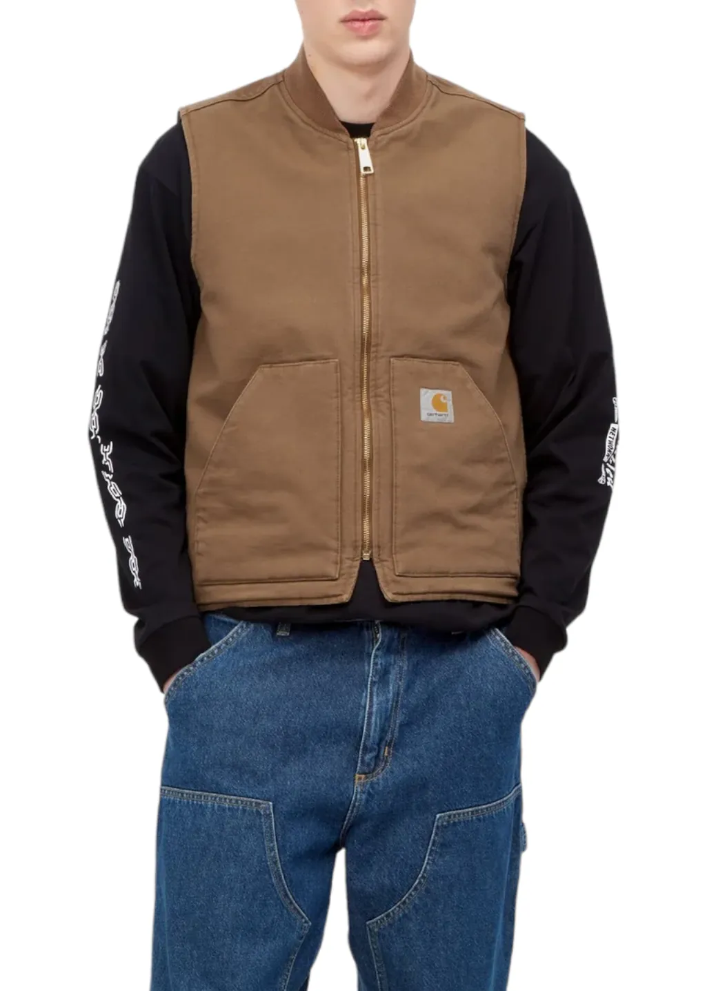 Carhartt WIP - Classic Vest - Hamilton Brown Rinsed