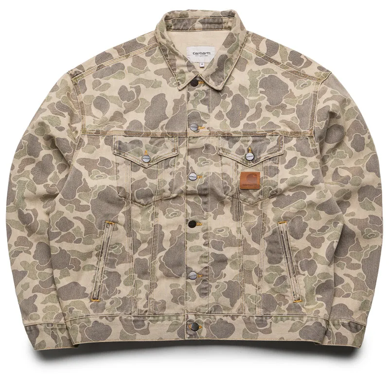 Carhartt WIP Duck Helston Jacket - Camo Duck/Black