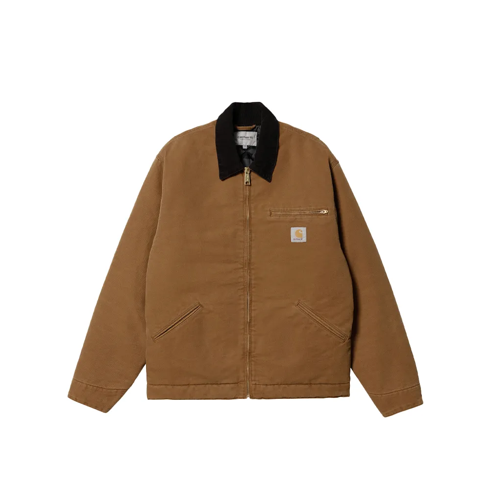 Carhartt Wip OG Detroit Jacket Deep H Brown / Black (Aged Canvas) I027358_1QB_3K