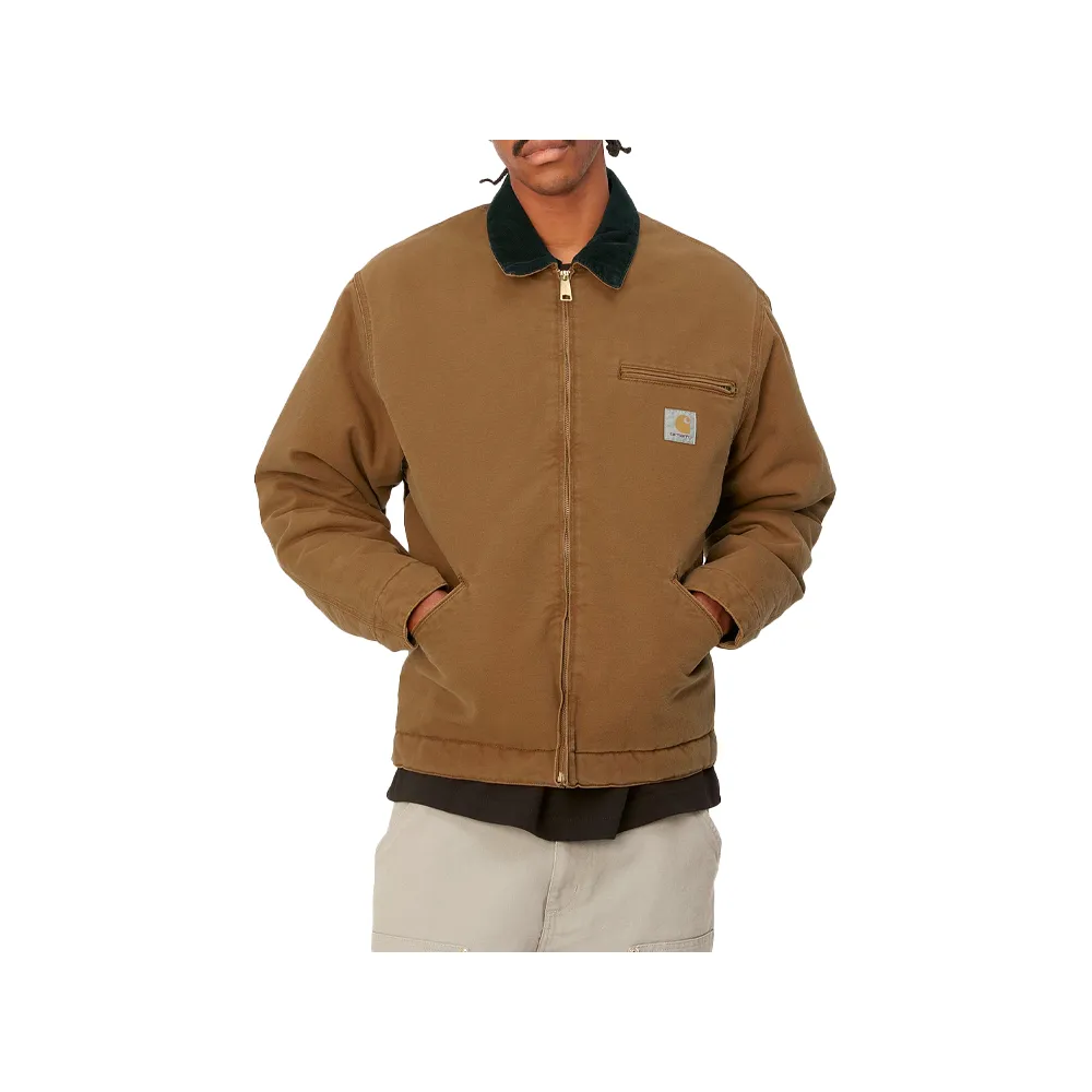 Carhartt Wip OG Detroit Jacket Deep H Brown / Black (Aged Canvas) I027358_1QB_3K