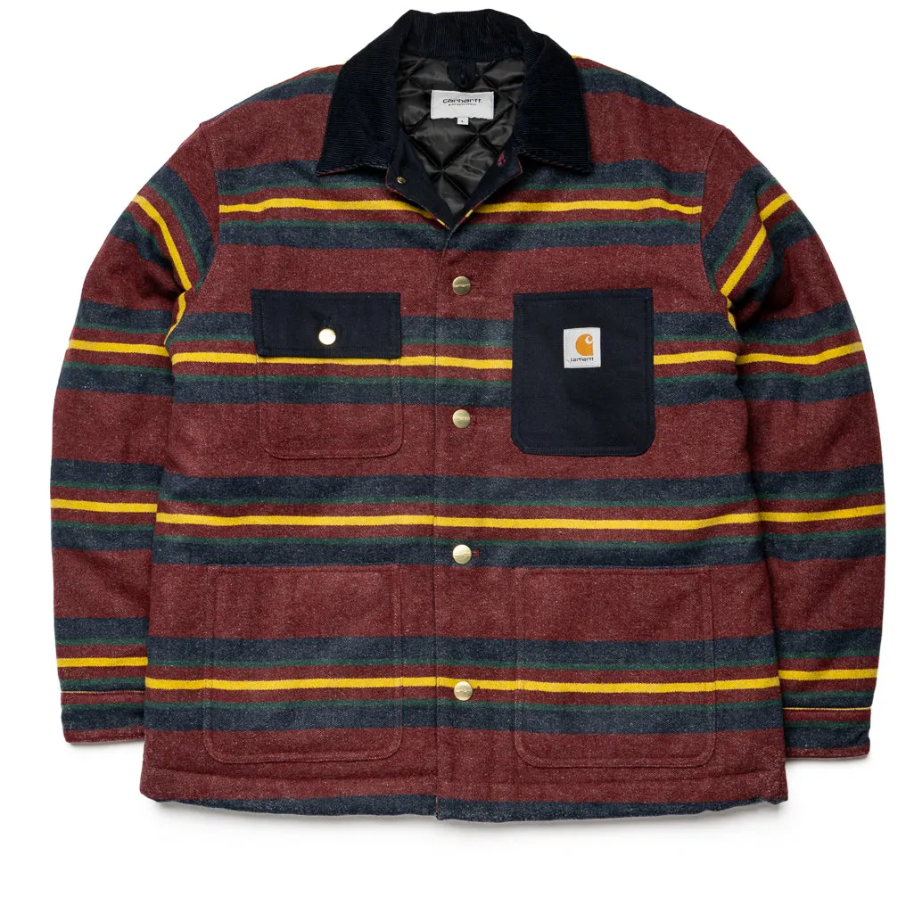 Carhartt WIP Oregon Jacket - Black Starco Stripe