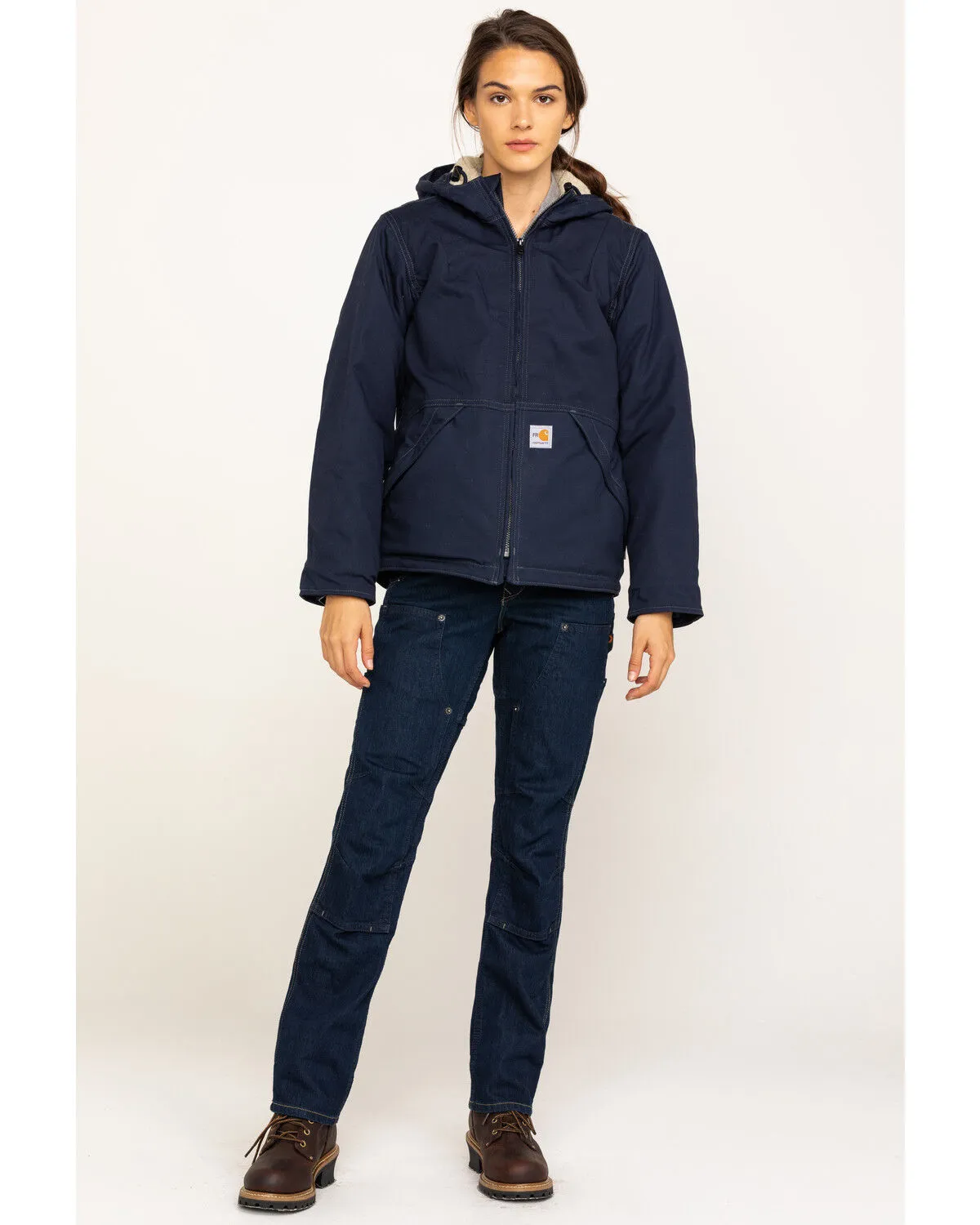 Carhartt Women's FR Full Swing Quick Duck Sherpa-Lined FR Jacket