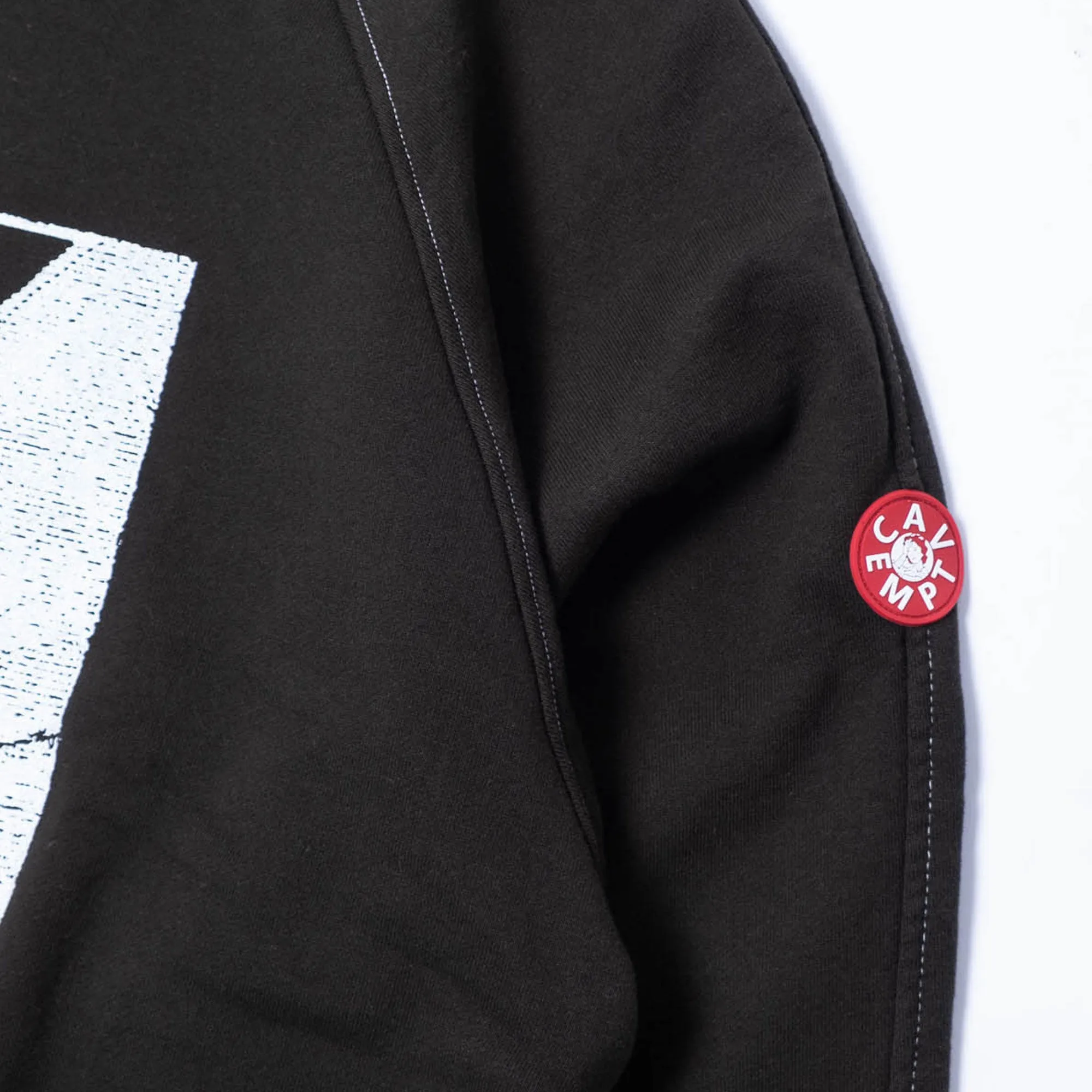 Cav Empt MD Authorship Big Crew Neck Sweater - Black