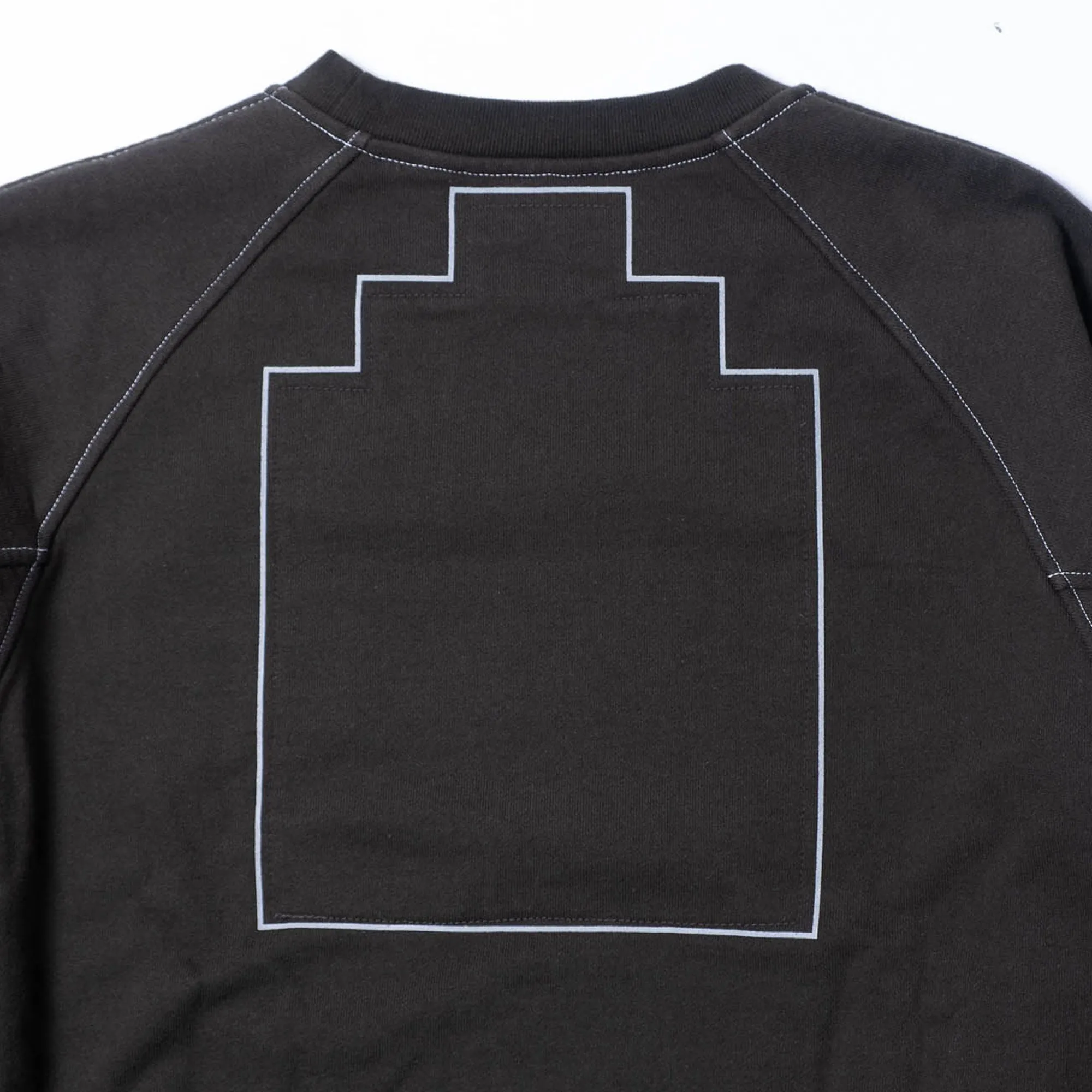 Cav Empt MD Authorship Big Crew Neck Sweater - Black