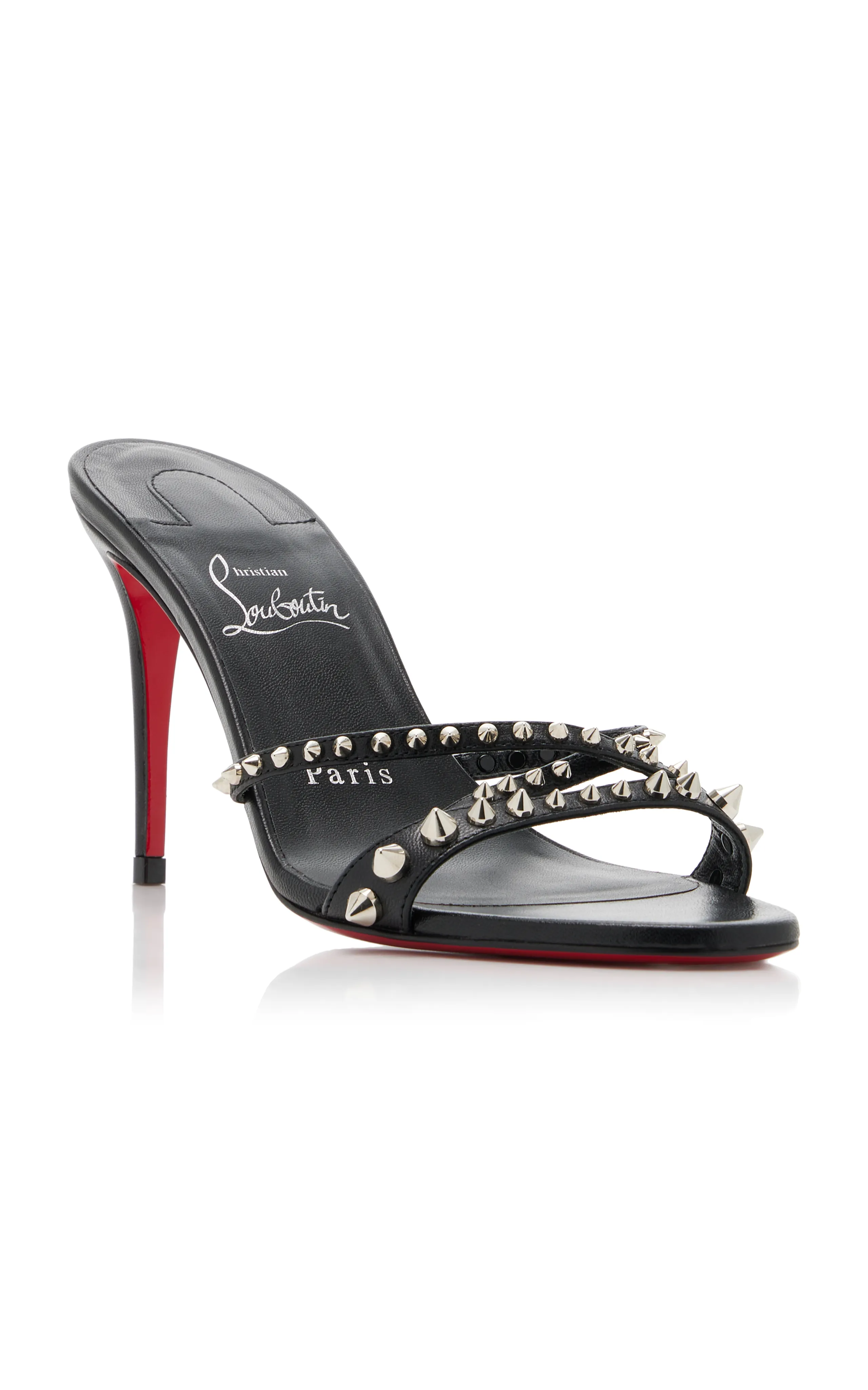 Christian Louboutin Tatoosh Spikes 85mm Studded Leather Mules