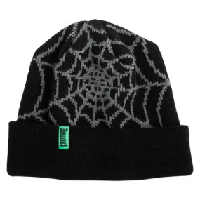 Creature Skateboards Beanie Web Long Shoreman Black