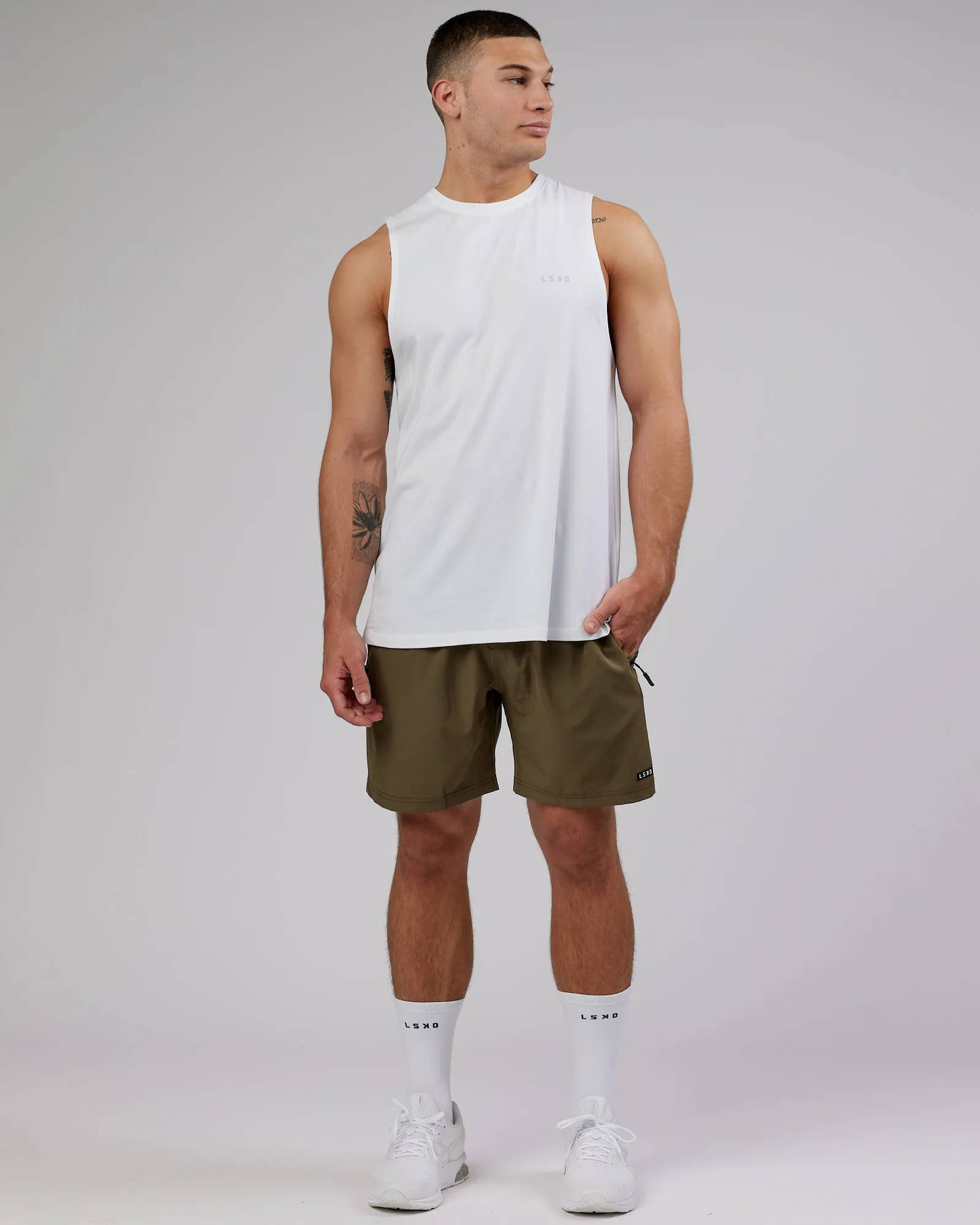 Deluxe PimaFLX Tank - White