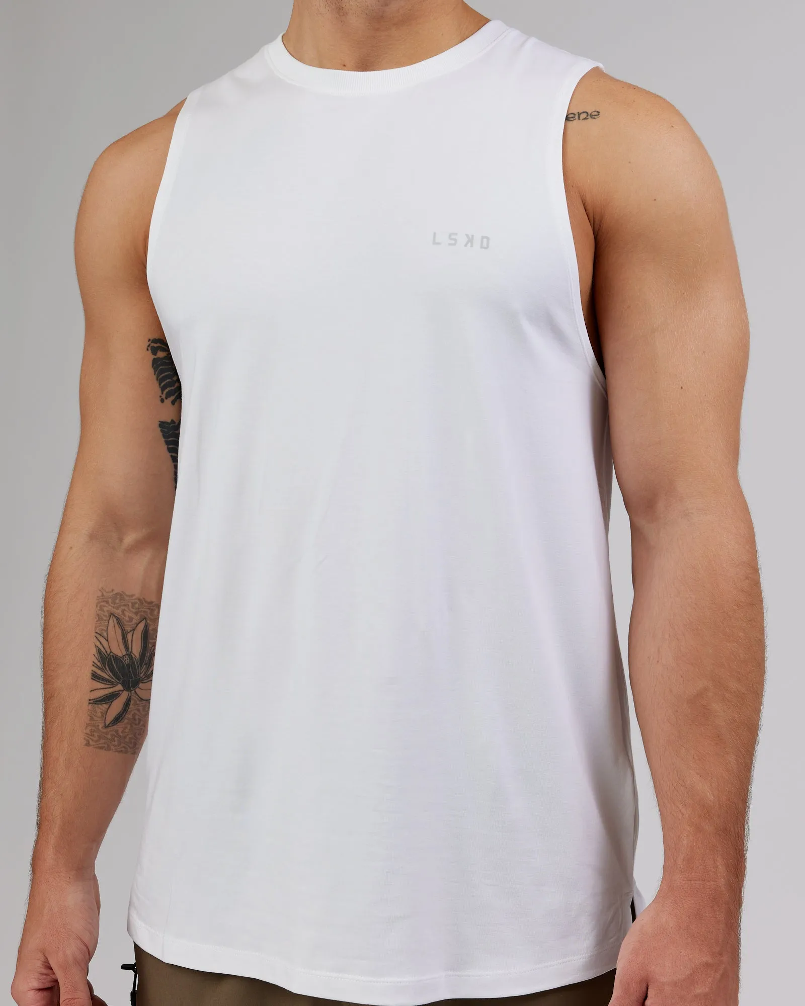 Deluxe PimaFLX Tank - White