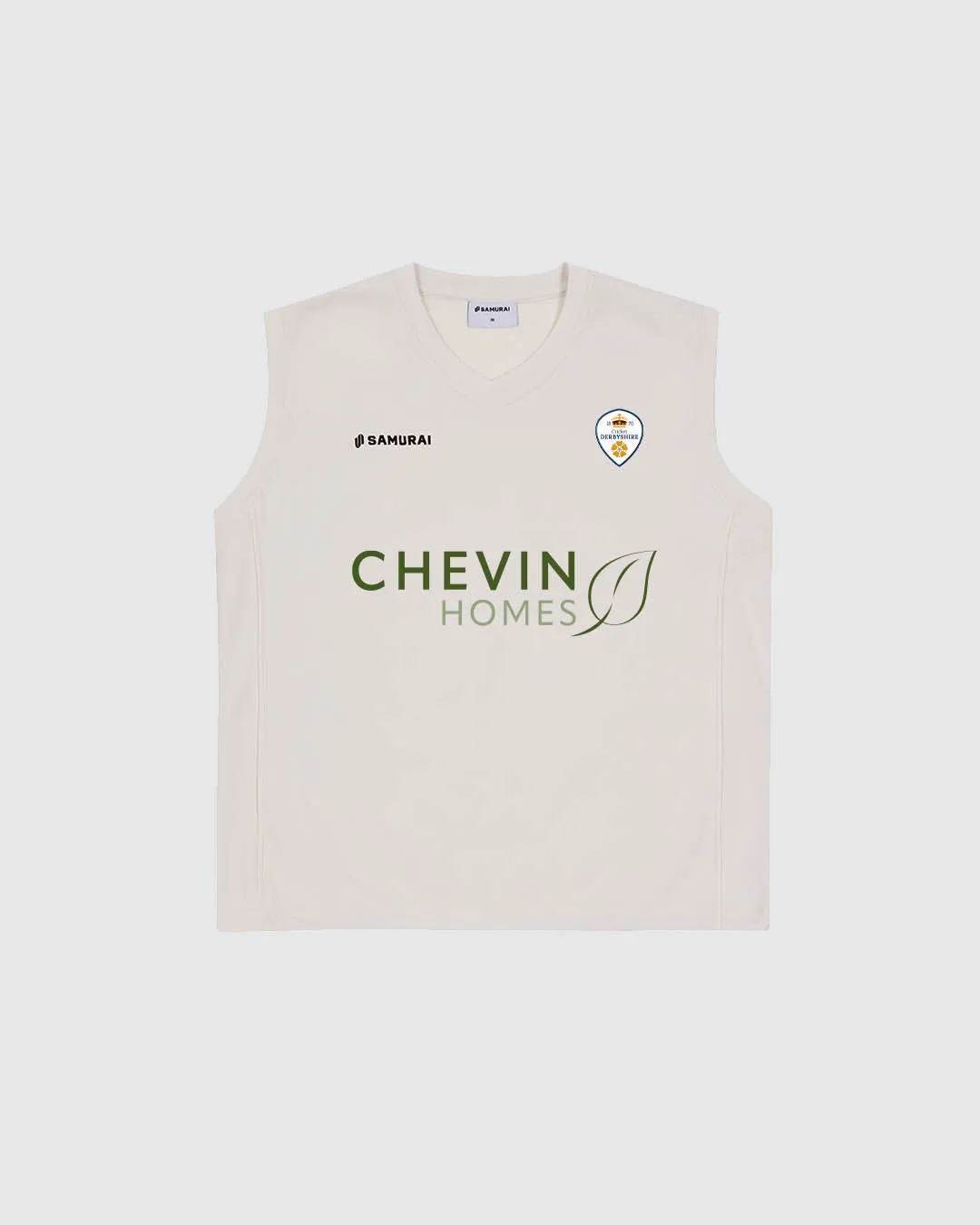 Derbyshire CCC - EP:0132 - Cricket Sleeveless Sweater